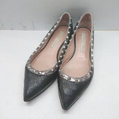 美品 USA7 メリッサ Melissa スワロフスキー パンプス 希少 メリッサ フラットシューズ スワロフスキー - メルカリ