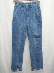 ◇ Θ AZUL BY MOUSSY アズール バイマウジー ストレッチ ジーンズ デニム パンツ サイズS ブルー レディース P  【1409090038648】