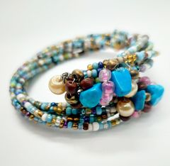 天然石 ネオゴシック ビーズ ブレスレット マルチカラー AUULA jewelry 241253