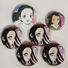 鬼滅の刃 竈門禰豆子 原作絵 缶バッジ セット