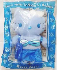 【中古】ハッピーセット キティ(ブルー・夏) ぬいぐるみ 「Hello Kitty in Colorful Seasons」 マクドナルド限定発売品