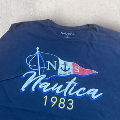 US古着 NAUTICA ノーティカ Sailing セーリング ヨット 1983 Tシャツ XL ネイビー