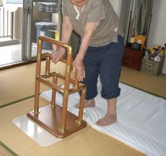 床に貼る木製手すり【正規品・新品】スタンバーフローリング廊下