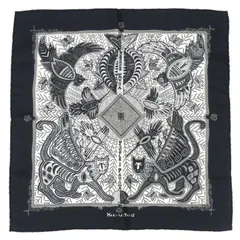 希少✨極美品✨HERMES エルメス 栄光の日 プチカレ 太陽 スカーフ シル