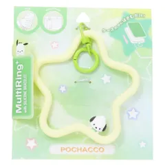【メール便】ポチャッコ スマホアクセ マルチリングプラス シリコンブレスレット サンリオ グルマンディーズ 落下防止 スマホホルダー キャラクター グッズ 