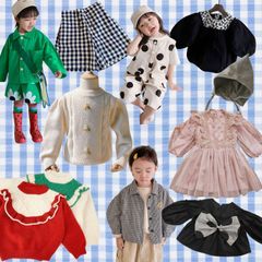 子供服 おまとめ５点　リクエスト１点のみOK　秋冬　キッズ　お買い得 セーター ワンピース トップス ブラウス ロンパース ジャケット 上下セット セットアップ