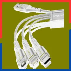 【特価商品】Type C 超高耐久 Micro 1 USB in 3 3台同時充電 充電コード iPhone 1.2m Android 急速 タイプC 3in1 各種対応 充電ケーブル