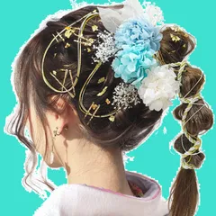 特価 ゴールドピン ヘッドパーツ 花嫁 ブライダル 浴衣 着物 袴 和装 結婚式 卒業式 振袖 ゴールド葉っぱ 前撮り ヘアアクセサリー ロープ 人気 組紐 カスミソウ 銀箔 金箔 水引 ドライフラワー 成人式 髪飾り] [JZOON