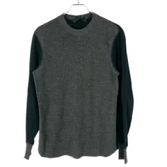 rag&bone ラグアンドボーン バイカラーワッフルカットソー  グレー×ブラック Sのサムネイル