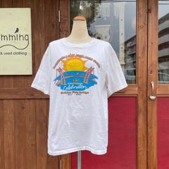 H127☆シングルステッチTシャツ☆90s☆USA製☆ヨット☆バック 
