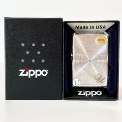 【2014年製】ZIPPO ジッポー ライター イニシャル シリーズ U スピン 彫刻 シルバー SSP-U