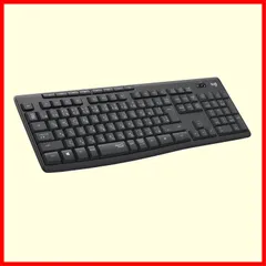 【在庫処分】耐水 キーボード 無線 静音 Unifying K295GP K295 windows ワイヤレスキーボード chrome グラファイト ロジクール 国内正規品