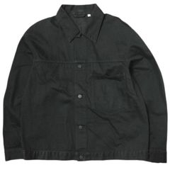 UNIQLO U ユニクロユー デニムジャケット 311-416632 XL BLACK Gジャン Christophe Lemaire クリストフルメール アウター g21238のサムネイル