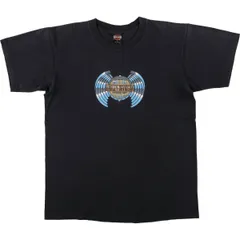 古着 90年代 ハーレーダビッドソン Harley-Davidson モーターサイクル バイクTシャツ USA製 メンズL相当/eaa565458