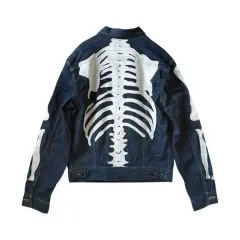 kapital 骨デザイン デニムジャケット 2025年最新】 KAPITAL bone denim jacketの人気アイテム - メルカリ