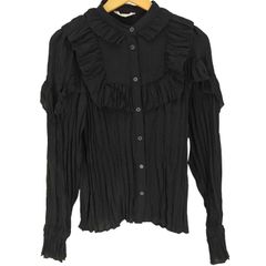 マウジー moussy 21SS WRINKLE FRILL  ウィンクル フリル ブラウス レディース FREE 