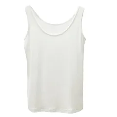 タンクトップ キャミソール レディース インナー 肌着 大きいサイズ ストレッチ さらさら ツルツル とろみ すっきり フィット Uネック 下着 黒 白 茶 緑 rr-004