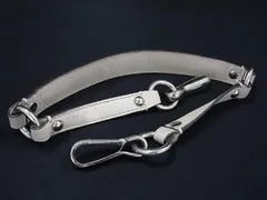 COACH コーチ レザー シルバー金具 バッグ用 ショルダーストラップ 肩掛け レディース ベージュ系 DE4747