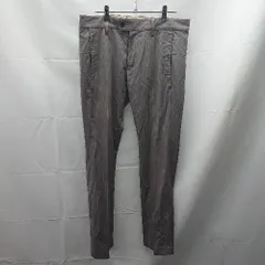 ◇ COMME CA ISM コムサイズム ペンシルストライプ ポリエステル コットン パンツ サイズL グレー メンズ E 1 【1301230024538】