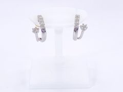 K14 ダイヤモンド ピアス 0.2ct