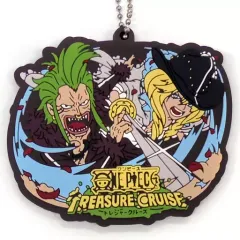 【中古】雑貨 バルトロメオ＆キャベンディッシュ ラバーマスコット -トレジャークルーズ- 「一番くじ ワンピース with ONE PIECE TREASURE CRUISE Vol.2」 E賞