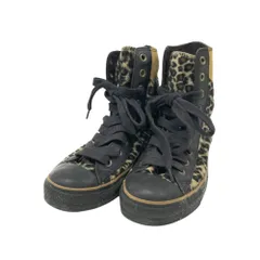 CONVERSE コンバース ALL STAR 7d 04 10 02 ハイカット スニーカー レオパード柄 ブラウン系 23cm レディース [240101378385]
