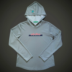 roche  ローチェ  テニス  ウェア  長袖   ロングスリーブ  パーカー  シャツ  Lサイズ  中古美品  グレー