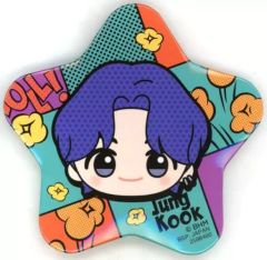 [중고] 배지 핀스 정국(BTS/방탄소년단) Butter 치비구루미 별형 빅캔 배지 [TinyTAN]