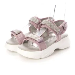 kitson キラキラ ダブルベルト 厚底サンダル （LAVENDER）のサムネイル