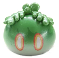 【中古】トレーディングフィギュア 草スライム(パール) 「原神 スライムシリーズ ミニスライムフィギュア」