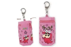 ティ 【送料無料】【クレヨンしんちゃん】チョコビシリコンミニポーチ【ピンク】【しんのすけ】【テレビ】【アニメ】【漫画】【映画】【ポーチ】【ケース】【小物入れ】【キーホルダー】【キーリング】【雑貨】【グッズ】【かわいい】