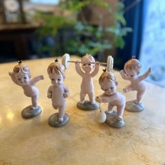 加藤工芸 陶器製 子供のフィギュア 4体セット キューピー - メルカリ