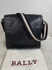 BALLY バリー ビジネスバッグ レザー メッセンジャー A4 ブラック