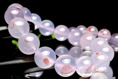 希少◇マダガスカル産 シナバーインラベンダーカルセドニー 13mm ブレスレット 1個売り パワーストーン 天然石 _BG5376-13