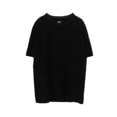 フェンディ FENDI カットソー ズッカ FY0936 ブラック コットン Tシャツ メンズ Used Aのサムネイル