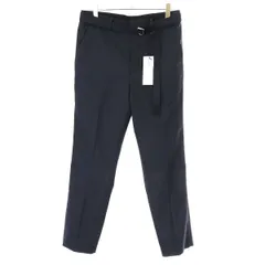 sacai サカイ 24SS Suiting Pants ベルテッドパンツ 24-03274M ネイビー 4のサムネイル