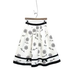 限定お値下げ❣️エムズグレイシー◆カメリアリボン柄スカート  裾レース　38 エムズグレイシー カメリア&リボン柄スカート