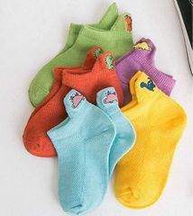 ボーイ　靴下 キッズ 子供  恐竜 くるぶし  ソックス 綿　3歳～5歳