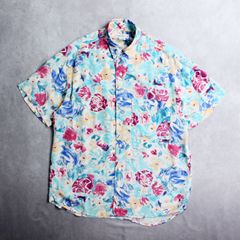 【GUESS】90s USA製 ビンテージ レーヨンシャツ GEORGE MARCIANO