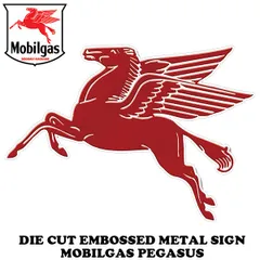 モビール Mobil ペガサス ネオン 看板 オイル ブリキ シェビー 店舗装飾
