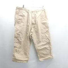 ◇ ⊂ BEAUTY&YOUTH ビューティ&ユース クロップドパンツ サイズM ベージュ系 メンズ E  【1412090008009】