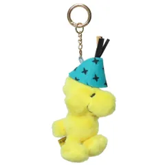 スヌーピー ミニぬいぐるみ マスコット ウッドストック 75th パーティハット ピーナッツ ナカジマ プレゼント キャラクター グッズ 