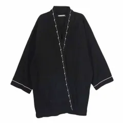 NEIGHBORHOOD ネイバーフッド 21SS 211AQNH-SHM04 GOWN-DC-SHIRT ジャケット オリエンタル 刺繍 ボタンレス カーディガン シャツ ジャケット ブラック系 L【中古】のサムネイル