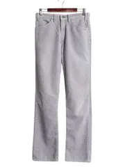 【お得なクーポン配布中!】 80s USA製 ★ リーバイス 519 コーデュロイ パンツ メンズ 実寸 31 33 程 80年代 ヴィンテージ Levis スリム ストレート 細畝 42 TALON 灰