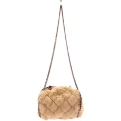 STELLA McCARTNEY ステラ マッカートニー ファラベラ フェイクファー2WAYチェーンバッグ  ピンク
