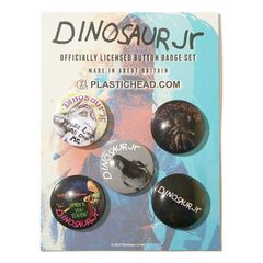 【新品】DINOSAUR Jr ダイナソーjr 公式 バッジセット 缶バッジ Albums1987-1992