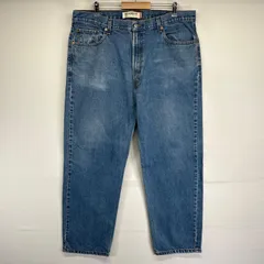 古着 リーバイス Levi's デニムパンツ 550 テーパード 5ポケット ジーンズ ジーパン 長ズボン 大きいサイズ w40 L30  ブルー メンズ
