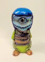 かっこわらい雑貨店　ゲイシー　殺人鬼バッジ　よしこ　ソフビ　スーフェス かっこわらい雑貨店 ゲイシー 殺人鬼バッジ よしこ ソフビ