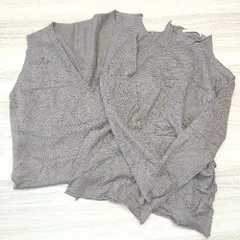 ◇ VICKY カジュアル シンプル ハイネック レイヤード ワンピース カットソー サイズS ブラウン レディース E  【1310300015406】