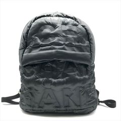 良品 CHANEL シャネル リュック バックパック ドゥドーヌ ココマーク ブラック ナイロン シルバー金具 ユニセックス k2311